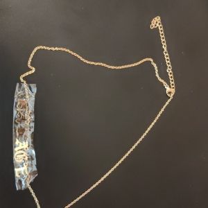 Gold adjustable Savage necklace. - New